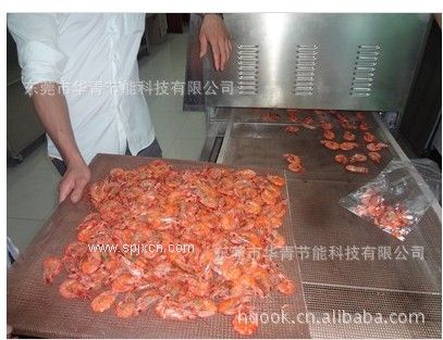 海蝦微波烘烤設(shè)備，南變白大蝦微
